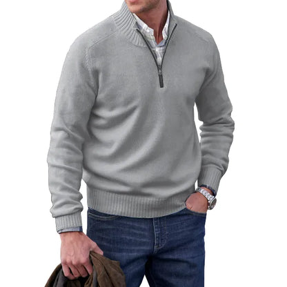 Cassian | Men’s Luxury Cashmere Zip Sweater