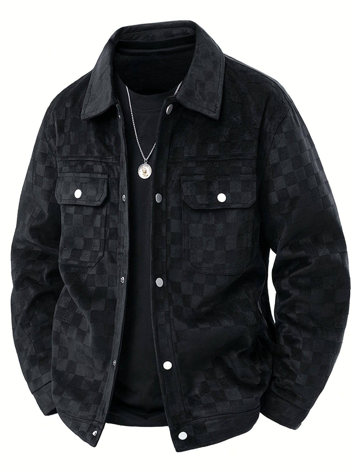 Cairne | Men’s Velour Suede Checkerboard Jacket