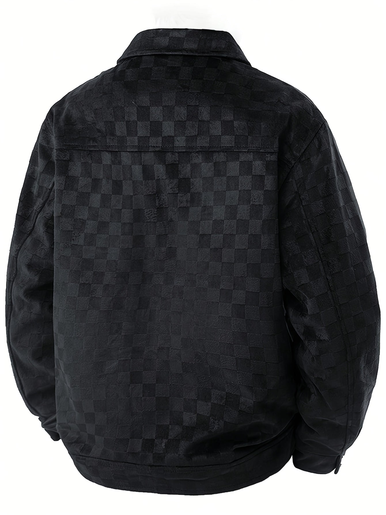 Cairne | Men’s Velour Suede Checkerboard Jacket
