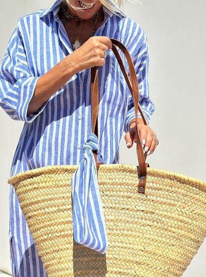 Aliyah | Women’s Striped Shirt Dress