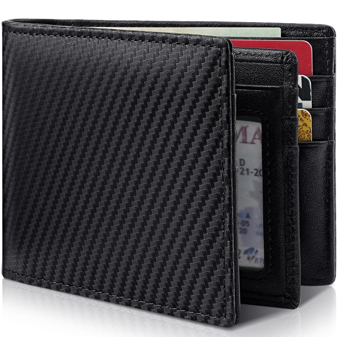 StitchCraft | Men’s Genuine Leather RFID Bifold Wallet