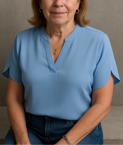 Vionne | Women’s Lightweight V-Neck Blouse