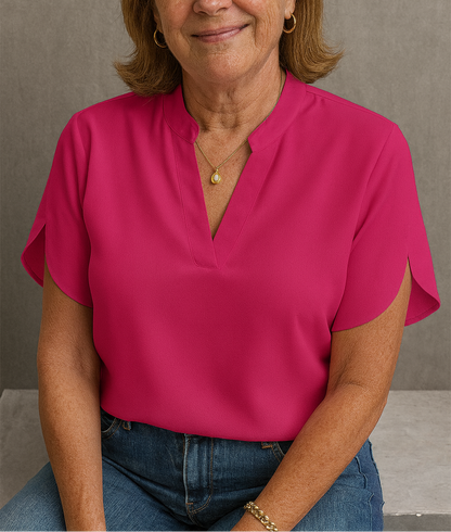 Vionne | Women’s Lightweight V-Neck Blouse