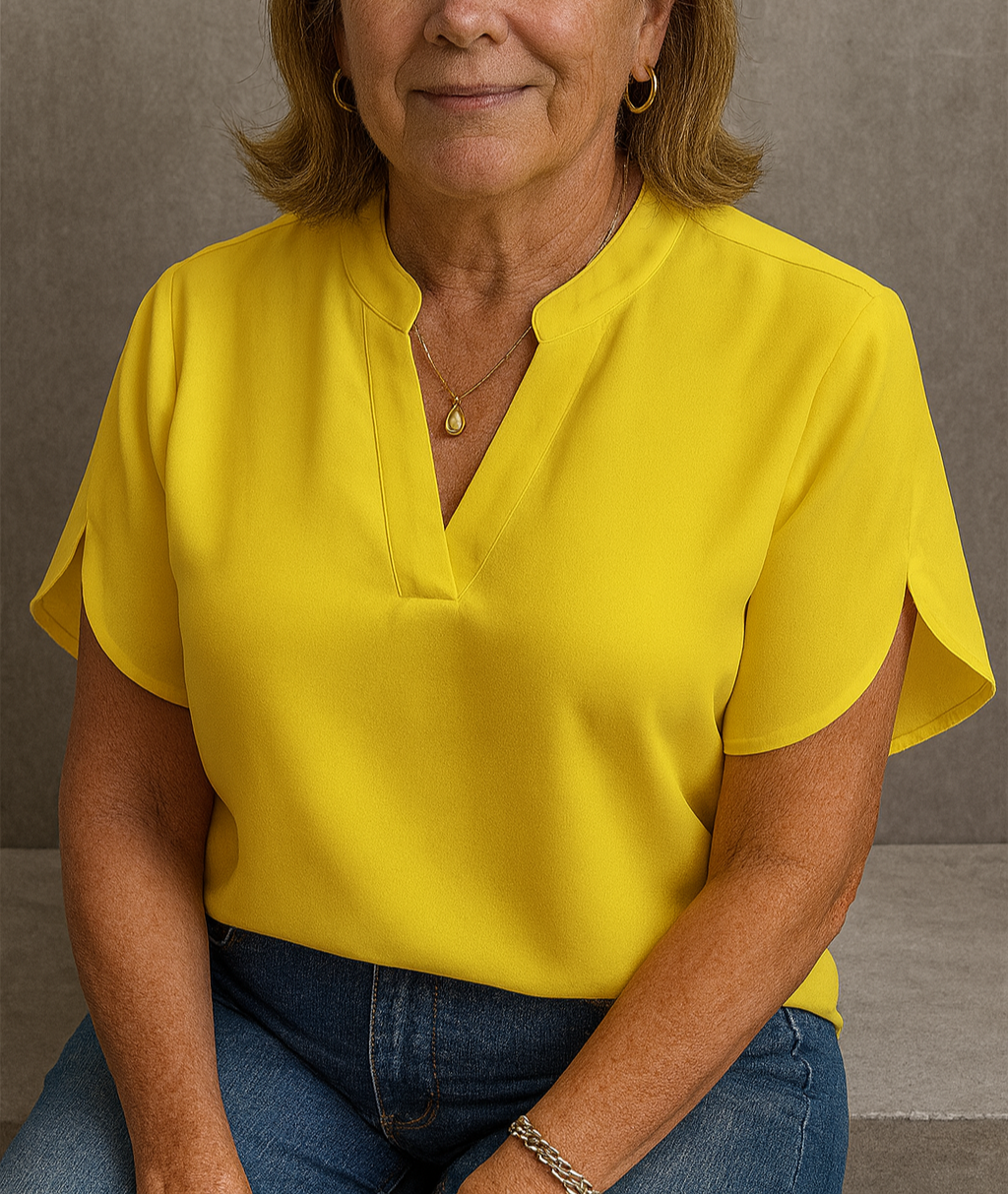 Vionne | Women’s Lightweight V-Neck Blouse