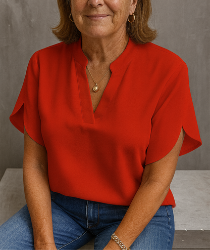Vionne | Women’s Lightweight V-Neck Blouse