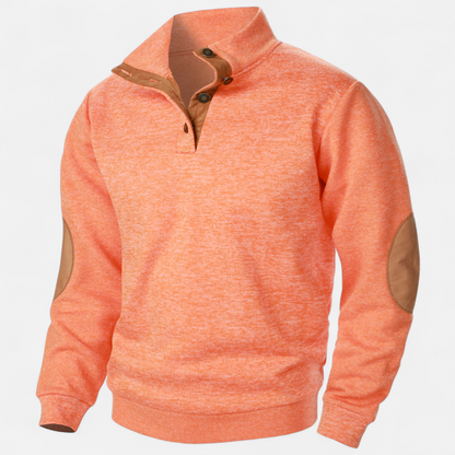 Corvane | Men’s Stand-Up Collar Knitted Sweater