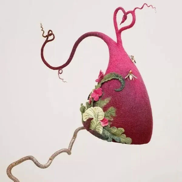 Celestia | Handmade Merino Felt Witch Hat