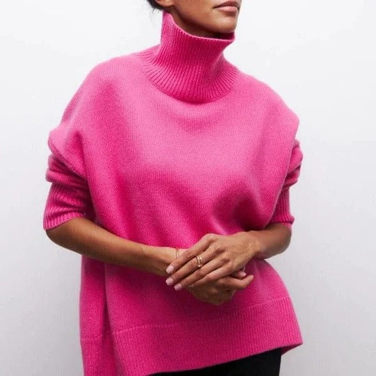 Alvoria | Women’s Oversized Turtleneck Sweater
