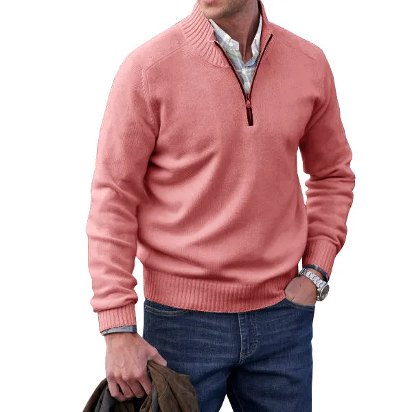 Cassian | Men’s Luxury Cashmere Zip Sweater