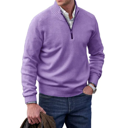 Cassian | Men’s Luxury Cashmere Zip Sweater