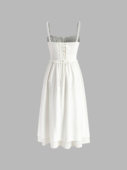 Ceviana | Women’s Sleeveless Elegant Midi Dress