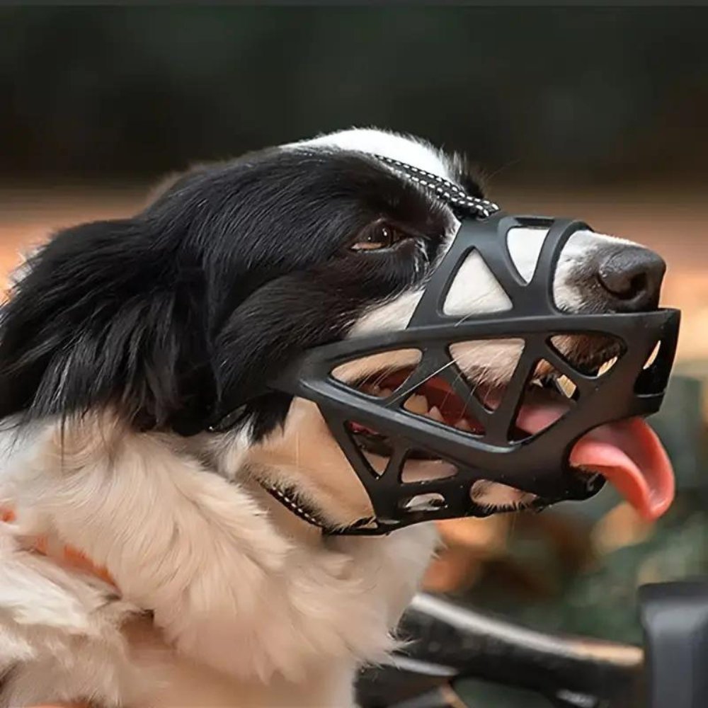 SafeBark | Breathable Anti-Bite & Anti-Bark Dog Muzzle