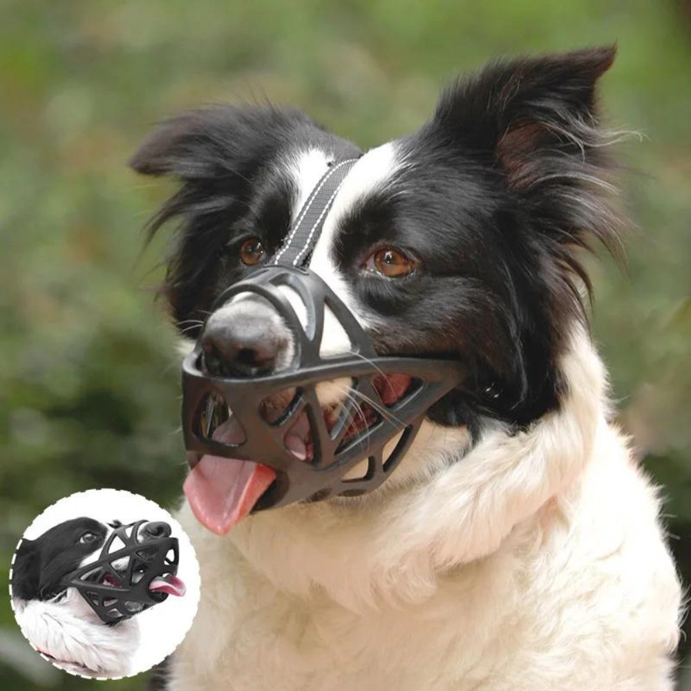 SafeBark | Breathable Anti-Bite & Anti-Bark Dog Muzzle