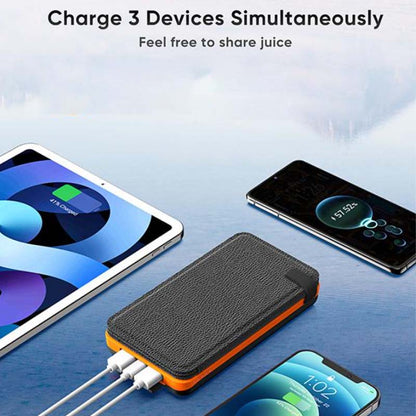 SolarCharge Pro 25000 | Portable Solar Power Bank with 4 Foldable Panels