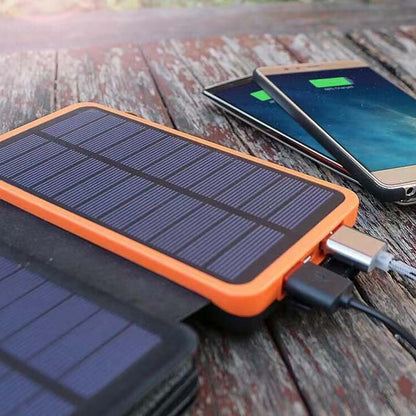 SolarCharge Pro 25000 | Portable Solar Power Bank with 4 Foldable Panels