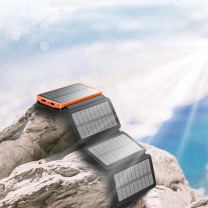 SolarCharge Pro 25000 | Portable Solar Power Bank with 4 Foldable Panels