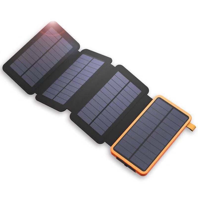 SolarCharge Pro 25000 | Portable Solar Power Bank with 4 Foldable Panels