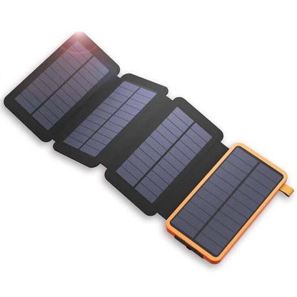 SolarCharge Pro 25000 | Portable Solar Power Bank with 4 Foldable Panels