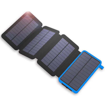 SolarCharge Pro 25000 | Portable Solar Power Bank with 4 Foldable Panels