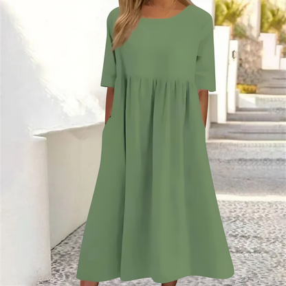 Zorina | Women’s Loose-Fit Midi Summer Dress