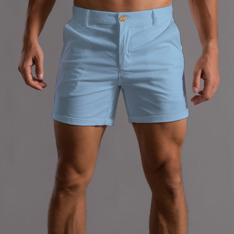 Abraham | Men’s Slim-Fit Tailored Summer Shorts