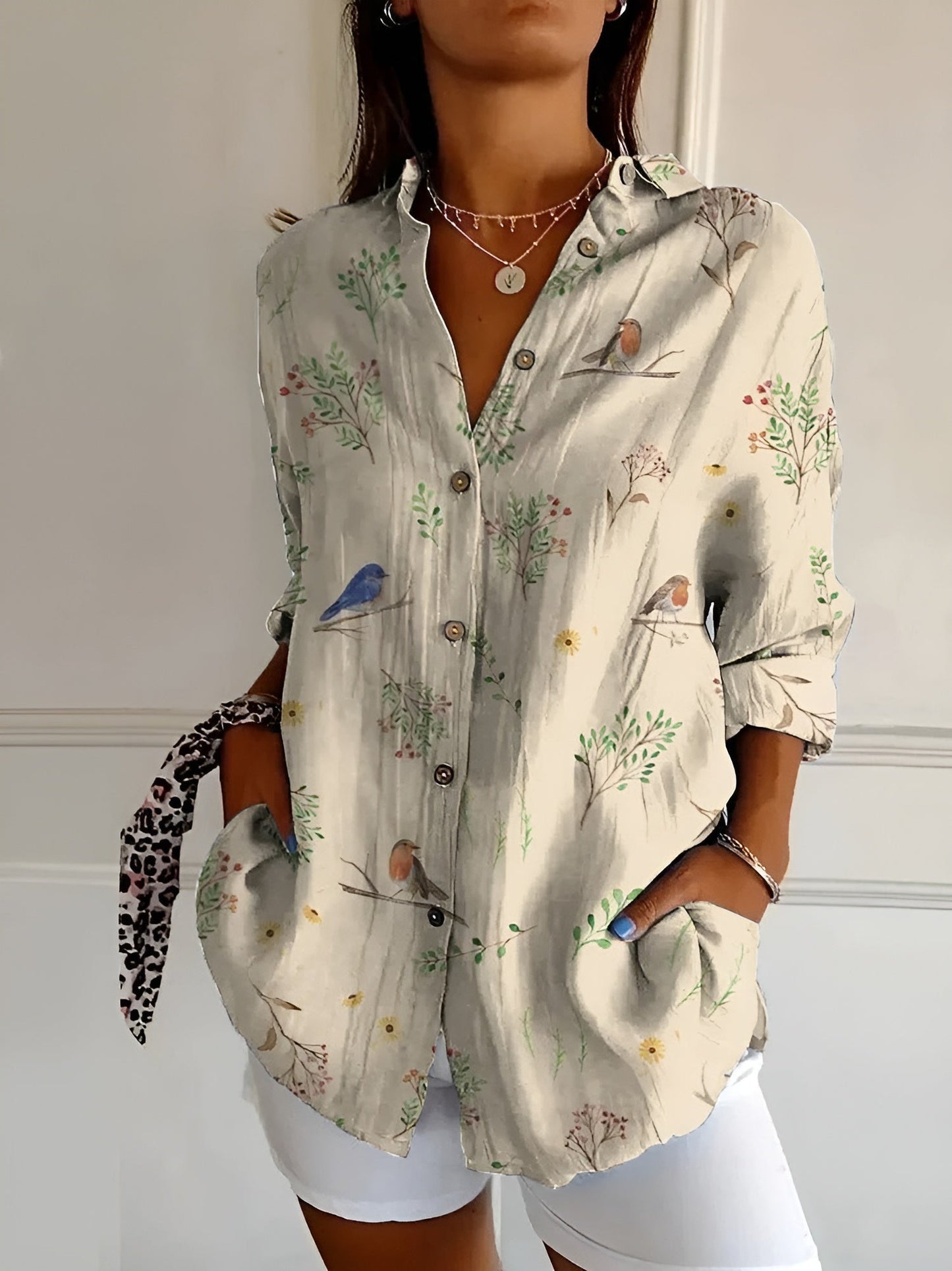 Amiyah | Women’s Button-Down Shirt Blouse