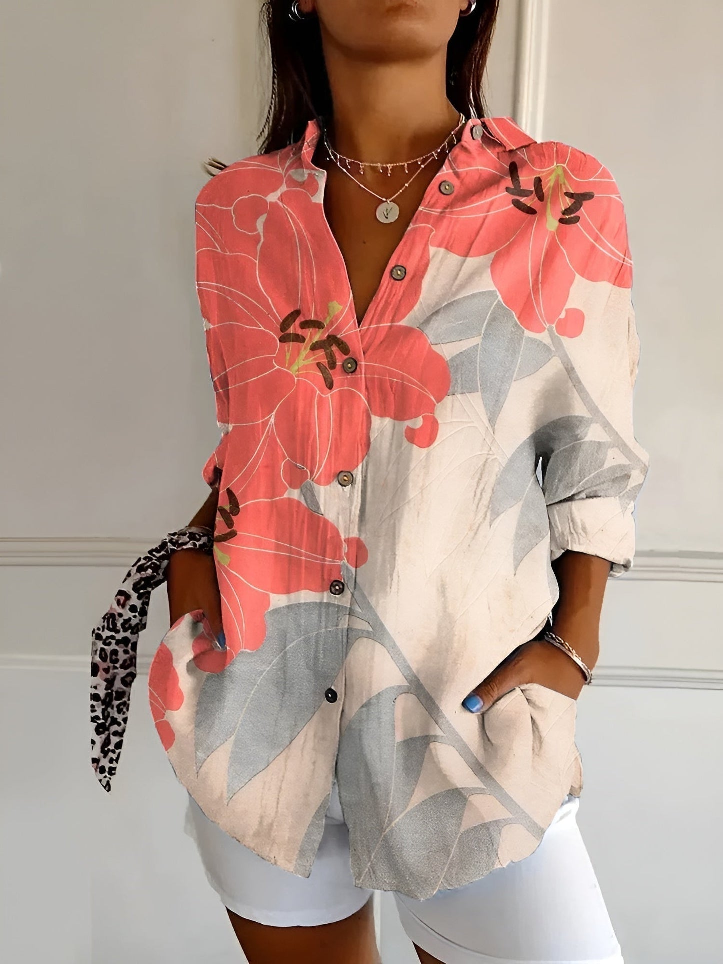Amiyah | Women’s Button-Down Shirt Blouse
