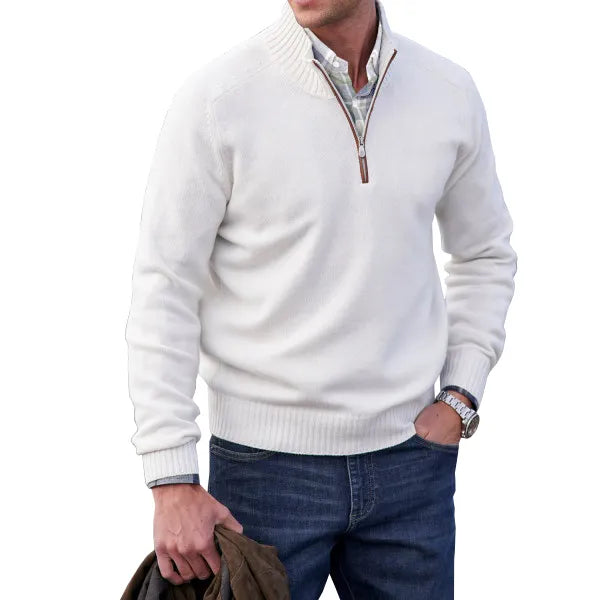 Cassian | Men’s Luxury Cashmere Zip Sweater