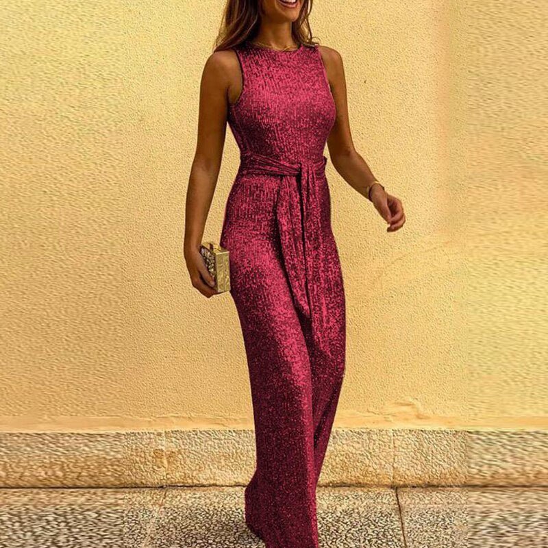 Clare | Women’s Glamorous Sequin Jumpsuit