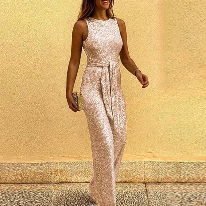 Clare | Women’s Glamorous Sequin Jumpsuit