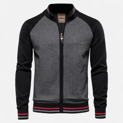 Corven | Men’s Cotton Zipped Sweater