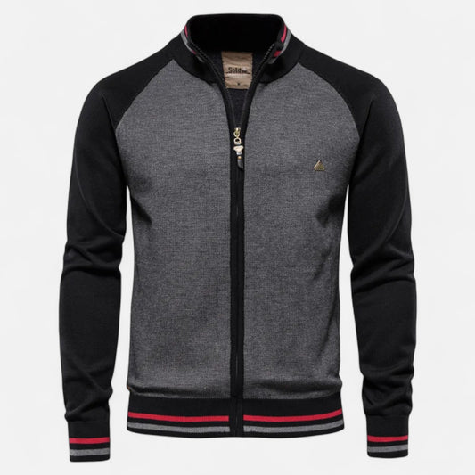 Corven | Men’s Cotton Zipped Sweater