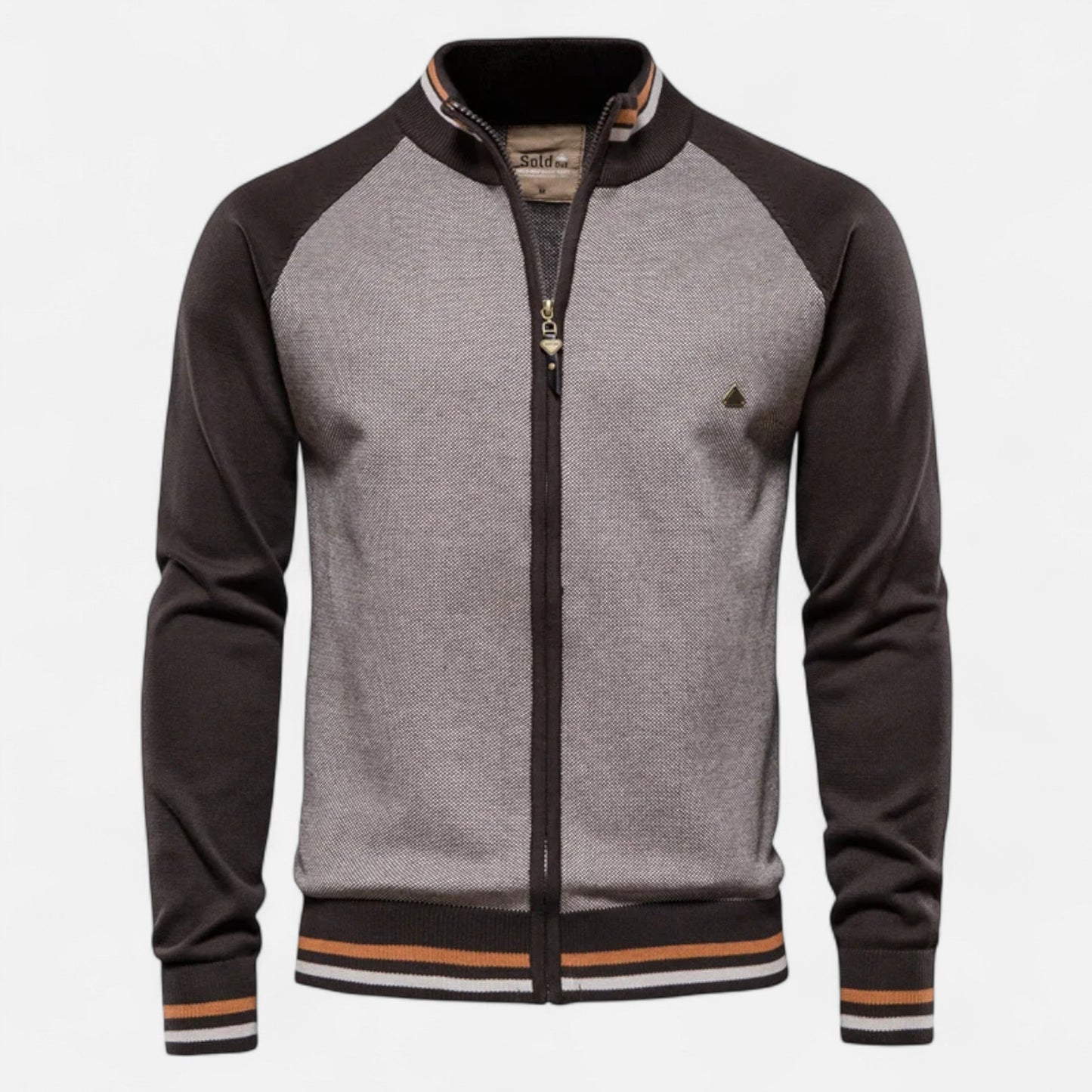 Corven | Men’s Cotton Zipped Sweater