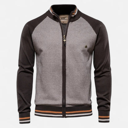 Corven | Men’s Cotton Zipped Sweater