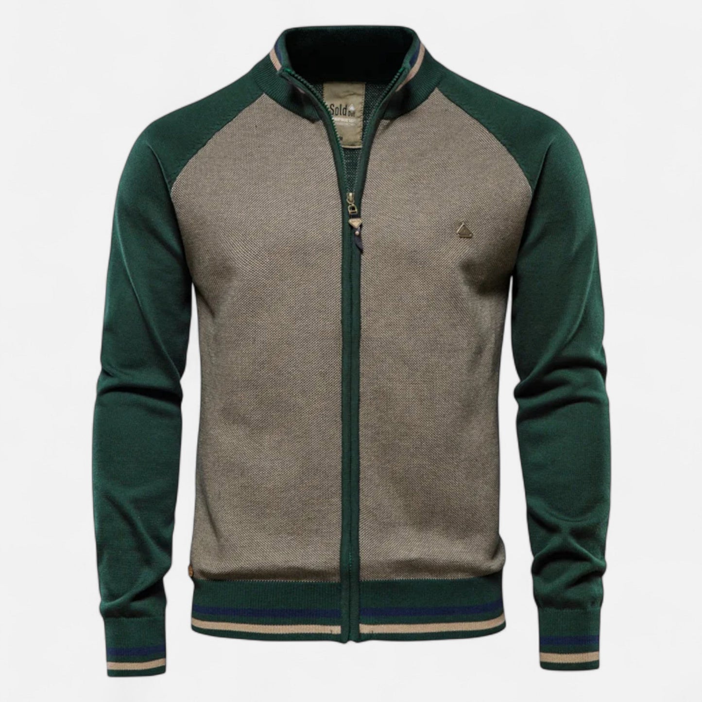 Corven | Men’s Cotton Zipped Sweater