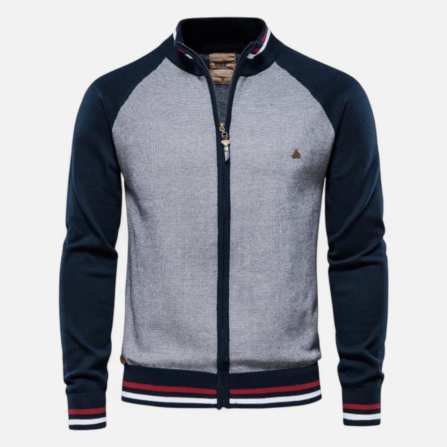 Corven | Men’s Cotton Zipped Sweater