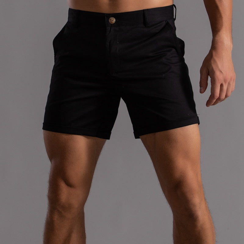Abraham | Men’s Slim-Fit Tailored Summer Shorts